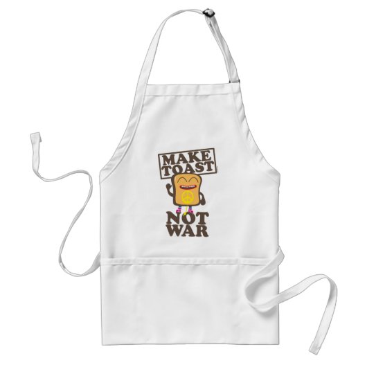 Make Toast not War スタンダードエプロン (正面)