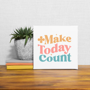 Make Todayカウント感動的引用文 タイル