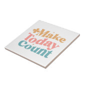 Make Todayカウント感動的引用文 タイル (側面)