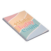 Make Todayカウント感動的引用文 ノートブック (右側)