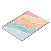 Make Todayカウント感動的引用文 ノートブック (左側)