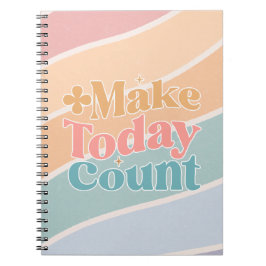 Make Todayカウント感動的引用文 ノートブック