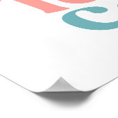 Make Todayカウント感動的引用文 ポスター (角)