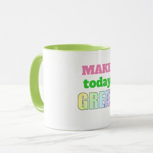 Make Todayコンボ素晴らしマググ マグカップ (正面左)