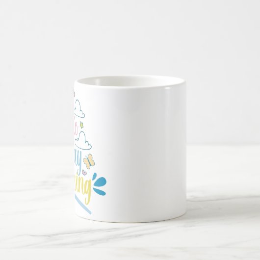 Make Today驚くべき感動的引用文 コーヒーマグカップ (中央)