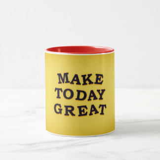 Make Today」素晴らしデザインMag マグカップ