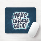 Make Today -素晴らし引用文やる気を起こさせるマウスパッド マウスパッド (マウス)