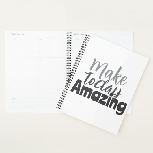 Make Today Amazing Inspirational Quote プランナー手帳 (ディスプレー)