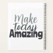 Make Today Amazing Inspirational Quote プランナー手帳 (裏面)