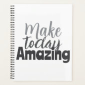 Make Today Amazing Inspirational Quote プランナー手帳 (正面)