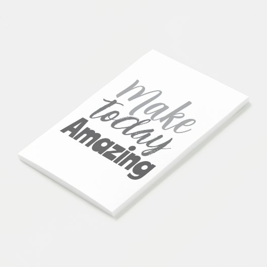 Make Today Amazing Inspirational Quote ポストイット (アングル)