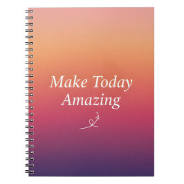 Make Today Amazing – Positive Daily Inspiration  ノートブック