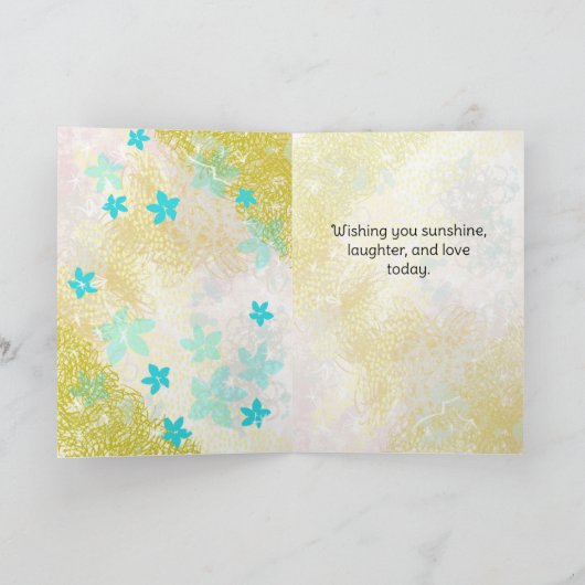 Make Today Beautiful - Hand-Lettered Inspirational カード (内部)