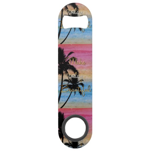 「Make today Beuith」金ゴールド引用文 スピード栓抜き (正面)