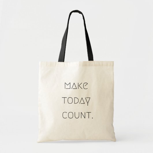 make.today.countトート&ショッピングバッグ トートバッグ (正面)