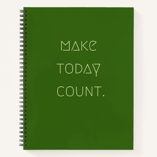 make.today.countノートブックとジャーナル ノートブック (正面)