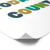 make.today.countポスターとプリント ポスター (角)