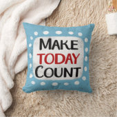 Make Today Count装飾用クッション クッション (ブランケット)