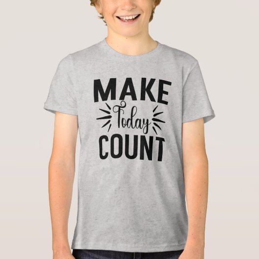 Make Today Count-68543 トライブレンドＴシャツ (正面)