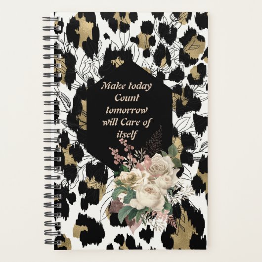 Make Today Count Leopardフローラプランナー プランナー手帳 (正面)
