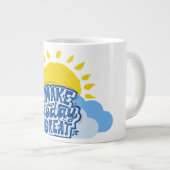 Make Today Great ジャンボコーヒーマグカップ (正面右)