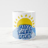 Make Today Great ジャンボコーヒーマグカップ (正面)