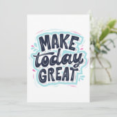 MAKE TODAY GREAT ESSENTIAL T SHIRTS Classic 招待状 (スタンド正面)