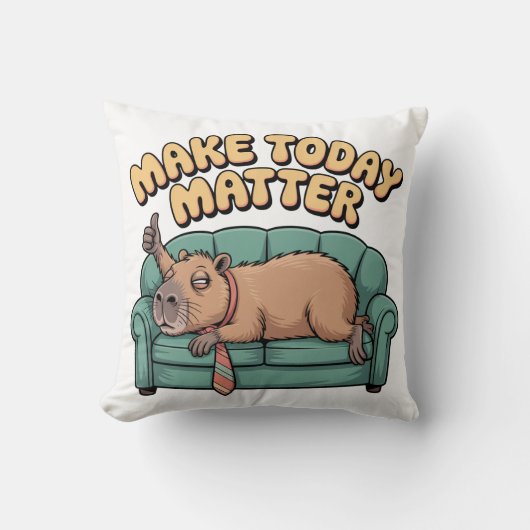 Make Today Matter クッション (正面)