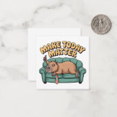 Make Today Matter ノートカード (正面/裏面インサイチュ)