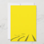 Make Tracksフォト誕生日パーティー 招待状 (裏面)