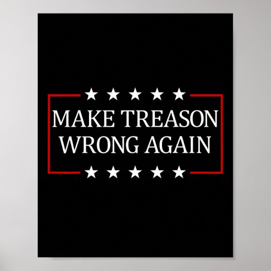 Make Treason Wrong Again  ポスター (正面)