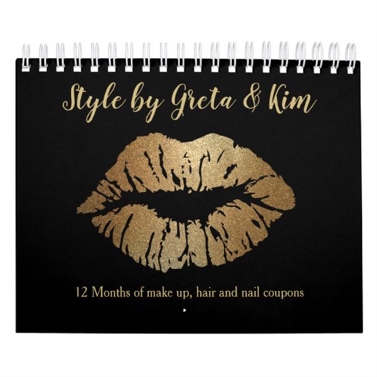 Make Upと爪、 ネイルStylistクーポンプロモーションカレンダー カレンダー (カバー)