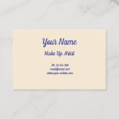 Make up 名刺 (裏面)