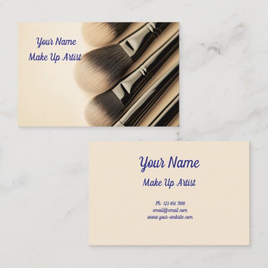 Make up 名刺 (正面/裏面)