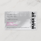 Make up Artist 名刺 (裏面)
