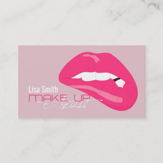 Make up Artist 名刺 (正面)
