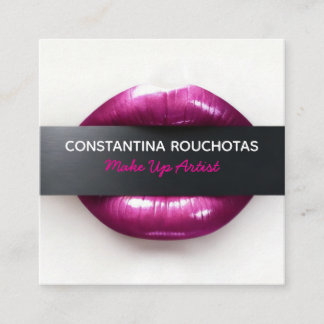 Make Up Artist Business Card スクエア名刺