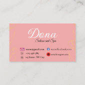 Make Up Artist Business Card  名刺 (裏面)