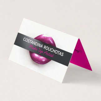 Make Up Artist Business Card - folded card 名刺