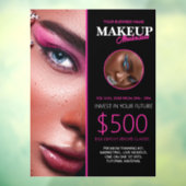 Make Up Artist Classesカスタムウィンドウの固定 ウィンドウサイン (シート3)