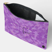 Make-up Bag Purple Camouflage HAMbyWG アクセサリーポーチ (見開き)