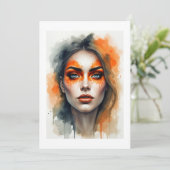 make up orange 招待状 (スタンド正面)