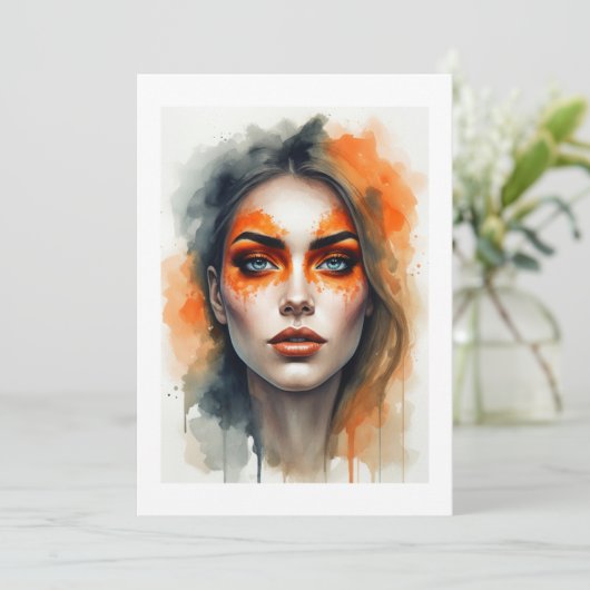 make up orange 招待状 (スタンド正面)