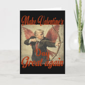Make Valentine's Day Great Again Funny Trump Valen カード (正面)