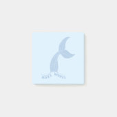 Make Waves Inspirational Blue Sticky Notes ポストイット (正面)