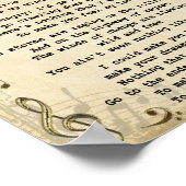 Make You 感じ My Love Song Lyricヴィンテージプリント ポスター (角)