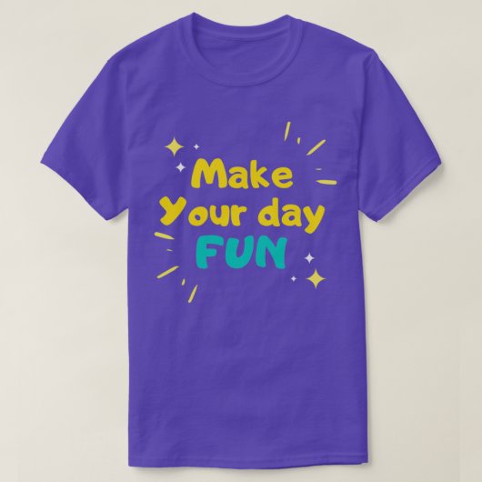 Make your day fun ang get the smile tシャツ (デザイン正面)