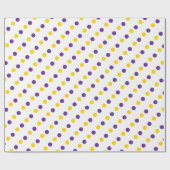 Make Your Gift Glow in Royal Purple & Gold ラッピングペーパー (フラット)