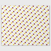 Make Your Gift Shine in Deep Red & Gold ラッピングペーパー (フラット)