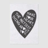 Make your Heart Pretiest thing about you 薄葉紙 (正面)